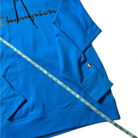 Champion Men's Vibrant Blue Hoodie - Picture 3 of 5